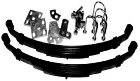 SPRING KIT 3 LEAF SHACKLE TANDEM GAL 8MM