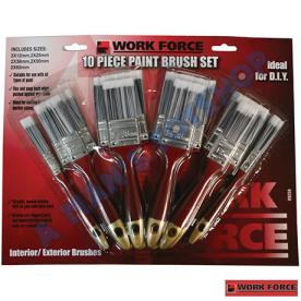 PAINT BRUSH SET 10 PIECE 12MM TO 63MM