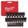 29PC 1/2 6 POINT MET DEEP IMPACT SOCKET