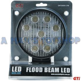 SPOT LIGHT SQUARE  9 LED 27W 110MM FACE