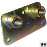 AIR BRAKE MOUNTING DUAL BRACKET 1/2 NPT