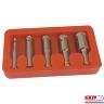 TILE HOLE SAW KIT 5/32-1/2"1/4 SHANK 5 P
