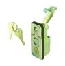 FLUSH LEVER FINGER LOCK -CHROMED - KEYED