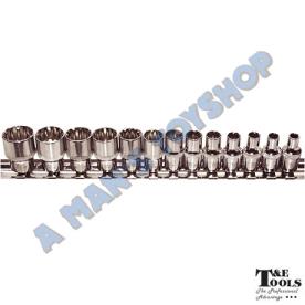 SOCKET SET 1/4DR MULTI LOCK 13 PIECE