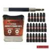 POWER SCREWDRIVER BIT SET MAG GUIDE 21PC