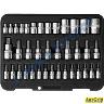 TORX  E & T TYPE SOCKET SET TYPE 38 PCE