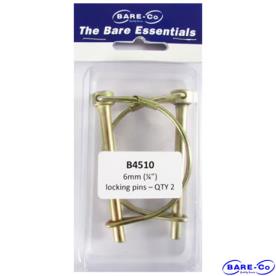 LOCKING PINS PTO SHAFT 6MM QTY 2 PIECES