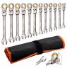 FLEXABLE RATHET HEAD RINGOPEN METRIC SET