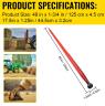 ROUND HAY BALE SPEAR 1220MM LONG X45MM
