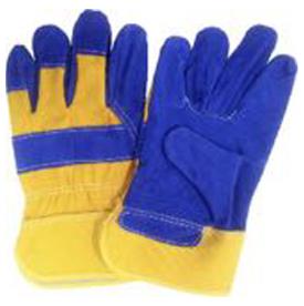 SPLIT LEATHER COTTON WORK GLOVE EX LARGE