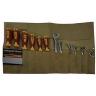 LEATHER TOOL ROLL 12 POCKET 300 X 500MM