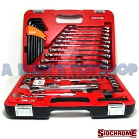 SOCKET & SPANNER SET METRIC/AF 69PCE