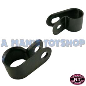 NYLON CABLE CLAMP 12.7MM BLACK 8 PIECE