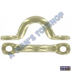 TIE DOWN SADDLE 8MM DIA  S/STEEL 2 EYES