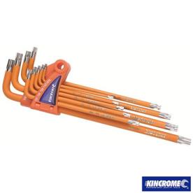TORX KEY SET 9 PIECE LONG T10 TO T50