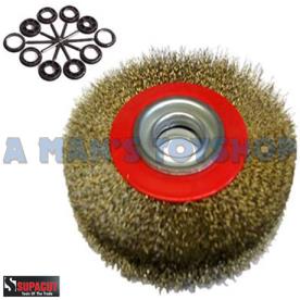 BENCH GRINDER WIRE WHEEL 200MM X 25MM