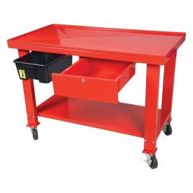 WORKBENCH TEAR DOWN TABLE &  OIL DRAIN