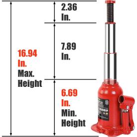 SQUAT 2 STAGE 8 TON JACK CLOSED 156MM
