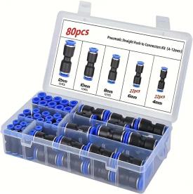 Q/CONNECT AIR LINE JOINERS 80 PIECE 4-12