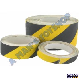 BLACK/YELLOW ANTI-SLIP TAPE 60G 25MM 5M