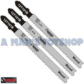 JIGSAW BLADE 10TPI 4" WOOD STRAIGHT 3PCE