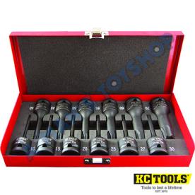 TORX MALE SOCKET SET 12 PCE T10 TO T70