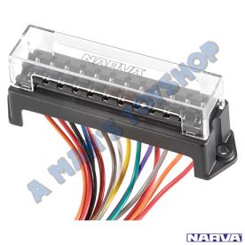 FUSE BOX - PREWIRED 12 WAY ATS BLADE