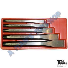 COLD CHISEL SET 5 PIECE SET 3/8-7/8