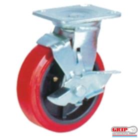 CASTOR PU & PP CORE 152MM SWIVEL/BRAKED