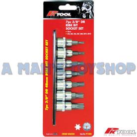 RIBE BIT SOCKET SET 3/8 DR 7 PIECE RM10