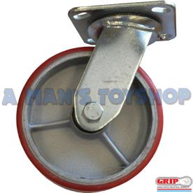 CASTOR PU ON CAST 200MM SWIVEL 460KG