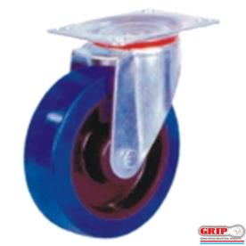 CASTOR ELASTIC RUBBER 200MM SWIVEL 280KG