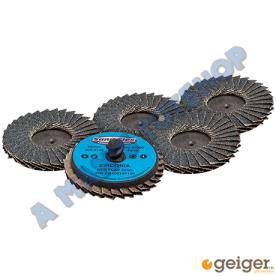 MINI FLAP DISC 50MM QUICK LOCK 120G 5PK