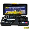 NLA* SOCKET & BIT SET 28 PCE 1/4 DR MET