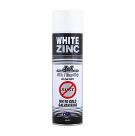 PAINT WHITE ZINC AEROSOL 400G SPRAY