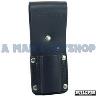 BLACK LEATHER SHAPED LEVEL FROG