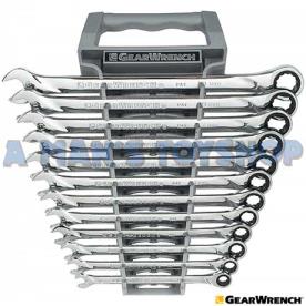 RATCHET WRENCH SET XL METRIC 12PC