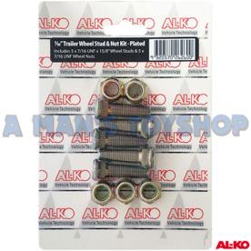 HUB WHEEL STUD & NUT 1/2" KIT FORD L/CRU