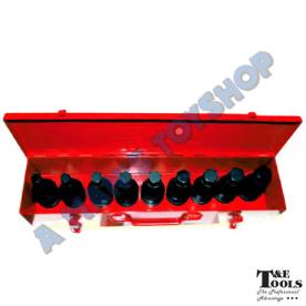 *K*INHEX IMPACT SOCKET SET 1"DRAF 9PCE