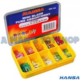 FUSE ASSORT 100PCE MINI TYPE ASSORTMENT