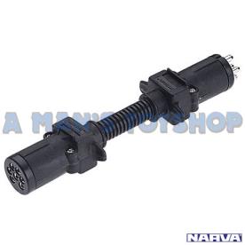TRAILER ADAPTOR 7 PIN ROUND 6 PIN TRAILE