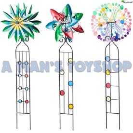 FLORAL WINDSPINNER TRELLIS 1 PIECE