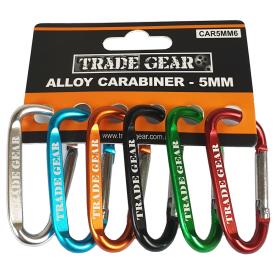CARABINER (ALLOY) 5.3MM 6 PIECES