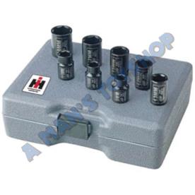 IMPACT SOCKET SET 8PC 3/8" MET DEEP WALL