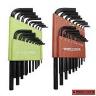 SAE & METRIC HEX ALLEN KEY SET 36 PIECE