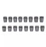MILLING COLLET SET 16 PIECE SIZE 01- 016