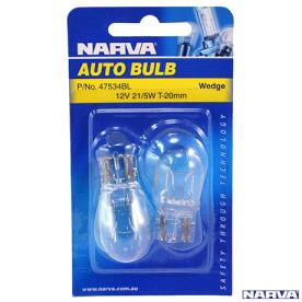 12V 21/5W W3 X 16Q W21/5W WEDGE GLOBES