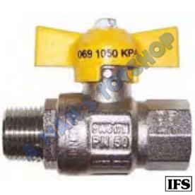BALL VALVE T HANDLE TAP MALE/FEM1/2 NPT