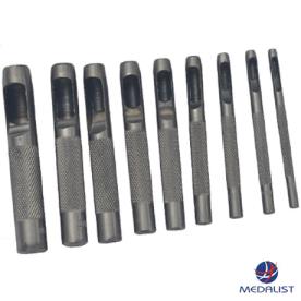 HOLLOW PUNCH SET 9 PIECE 3MM TO 12MM