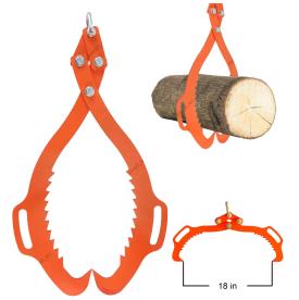 LOG LIFTER TONGS H/DUTY 450MM CAPACITY